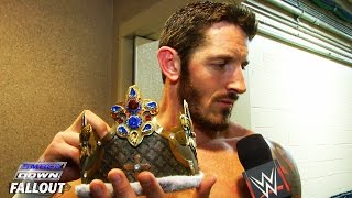 Why did King Barrett offer to shake the hand of a 'peasant'?: WWE SmackDown Fallout, Oct. 8, 2015