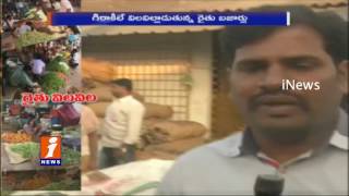 Currency Ban Effect | Business Fall Down In Vizag Rythu Bazar | iNews