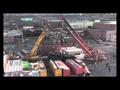 Crane accidents caught on tape 2014 - funny video