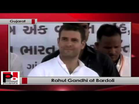 Rahul Gandhi at Bardoli,Gujarat