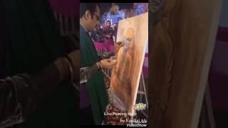 Promo  Live painting show by Nandlal Ahi Hum Khush nasib kitne prabhu ka mila sahara