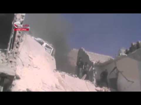 Raw- Airstrikes Cause Damage in Syria News Video