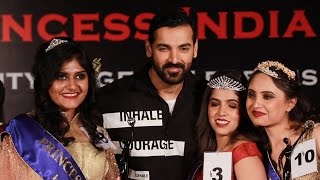 John Abraham CROWNS Winner - Princess India, Beauty Pageant For Visually Impaired