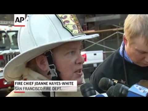 San Francisco Firefighters Stop Big Blaze Spread News Video