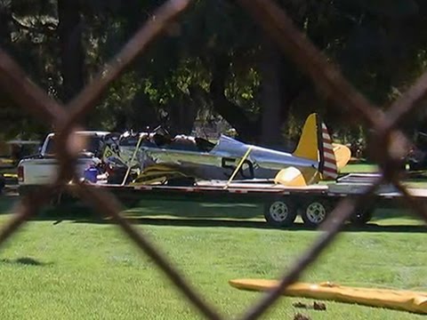 Raw- Harrison Ford's Plane Moved From Scene News Video