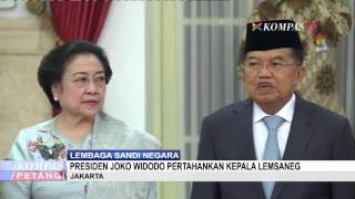 Presiden Jokowi Pertahankan Kepala Lemsaneg