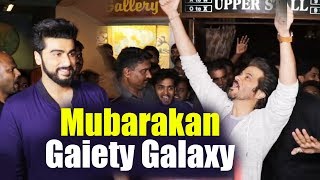 Anil Kapoor And Arjun Kapoor At Gaiety Galaxy For Fans Reaction - Mubarakan