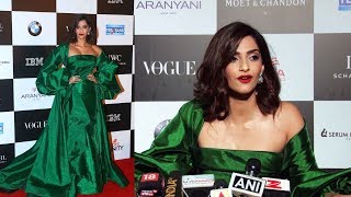 Stunning Sonam Kapoor At Vogue Women Of The Year Awards 2017 Red Carpet