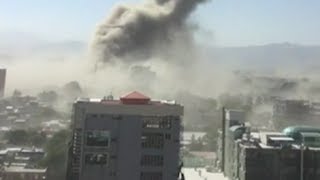 Kabul blast- Video captures moments after massive truck bomb rips through Afghan capital killing 80