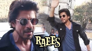 RAEES - Shahrukh Khan's INTERVIEW Outside Mannat, Shares Experience Traveling By Train