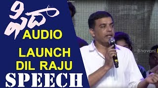 Dil Raju Superb Speech At Fidaa Movie Audio Launch || Varun Tej, Sai Pallavi