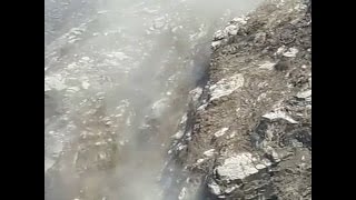 जम्मू-श्रीनगर हाईवे फिर बंद, रामबन में पहाड़ से गिर रहे पत्थर