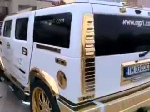 A Real Goden Car in Dubai
