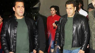 Salman Khan Is Back To Mumbai - Spotted At Airport