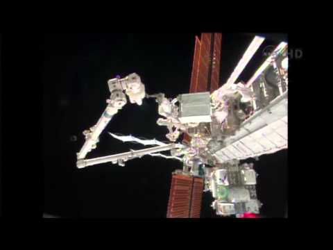 Raw- Spacewalkers Make Critical Repairs News Video