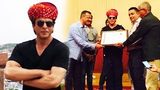 Shahrukh Khan Honoured By Jodhpur Guide Association - Jab Harry Met Sejal