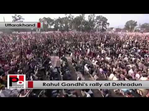 Rahul Gandhi at Dehradun- Wherever women are empowered, there is development