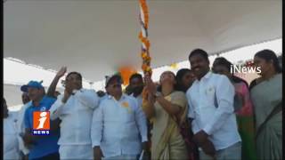 Telalangana Transport Minister Mahender Reddy & MP Kavitha Starts Swaro Olympics in Medchal | iNews