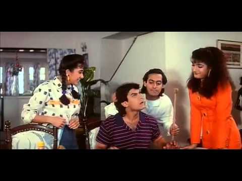 Salman doesn't let Aamir to eat - Andaz Apna Apna - Bollywood Movie Comedy Scene