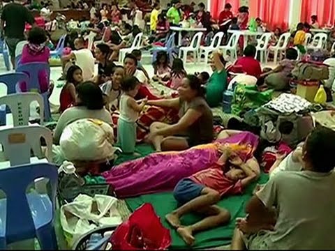 Filipinos Evacuate Homes Ahead of Typhoon News Video