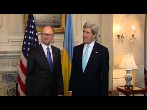 Kerry Hold Talks With Ukrainian PM News Video