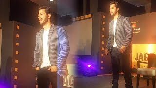 Stylish Varun Dhawan At Jagran Cinema Summit 2017