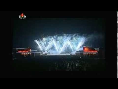 Fireworks Light Up Pyongyang to Celebrate Lunar New Year 2014 News Video