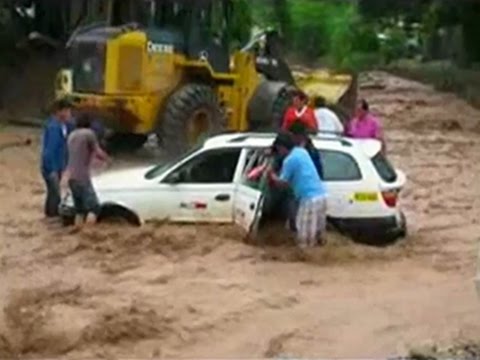 Raw- Rain Triggers Landslides in Peru News Video
