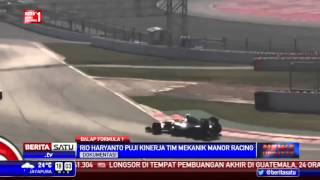 Performa Latihan Menurun, Manor Racing Tetap Apresiasi Rio Haryanto