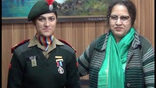 सोलन की बेटी का ऐसा कारनामा,रक्षा मंत्री ने खुद किया सम्मानित