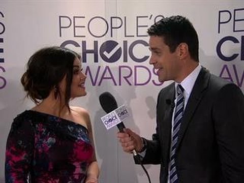 40th Annual People's Choice Awards - Red Carpet Interview- Lucy Hale