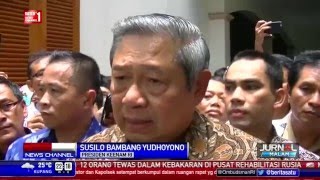 SBY Ikut Sambut Kedatangan Jenazah Ketum PB PGRI Sulistyo