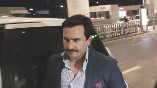 Saif Ali Khan LEAVES For IIFA 2017, Spotted At Airport