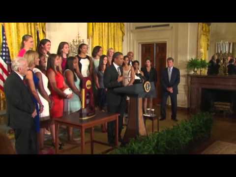 President Congratulates NCAA Champs News Video
