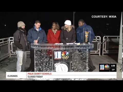 News Anchors Stay Cool With Ice Desk News Video
