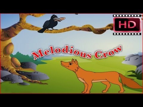 Melodious Crow - Surila Kavva - Hindi Animated Stories for Kids - Moral Stories