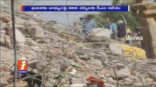 Debris Clear Process Underway at Nanakramguda Building Collapse | iNews