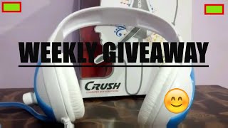 Weekly Giveaway #1 | Must Participate