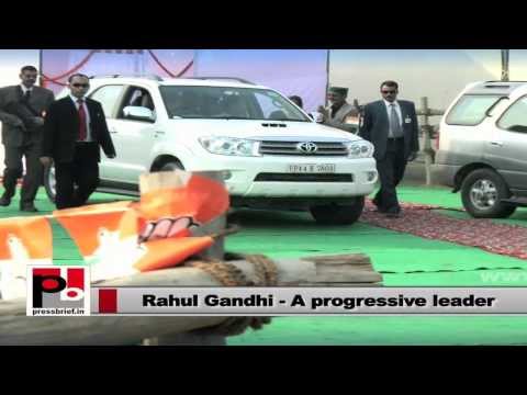 Rahul Gandhi- A progressive leader