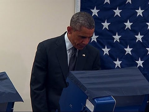 Obama Casts His Ballot Early in Chicago News Video