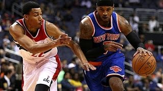 NBA: Carmelo Anthony Leads Knicks Over Wizards with 21