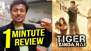 Tiger Zinda Hai 1 MINUTE REVIEW | 2017 BLOCKBUSTER FILM | Salman Khan | Katrina Kaif