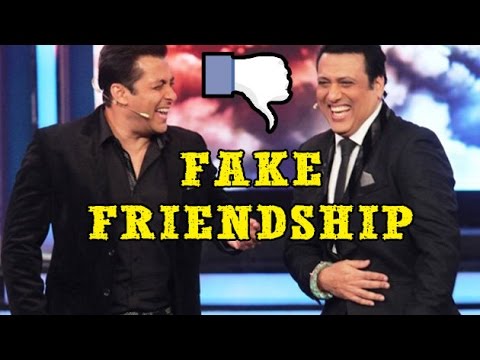 Salman And Govinda's FAKE Friendship | Shocking