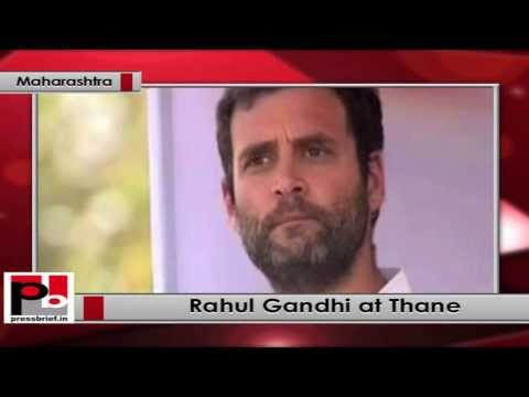 Rahul Gandhi addresses Congress rally at Thane, Maharashtra; attacks BJP