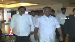Tamil Nadu CM Panneerselvam Meets Chandrababu | Vijayawada | iNews