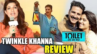 Akshay's Wife Twinkle Khanna REVIEW On Toilet Ek Prem Katha