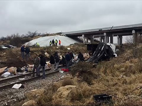 Raw- Aftermath of Deadly TX Prison Bus Crash News Video