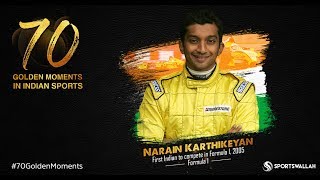 Narain Karthikeyan - First Indian to compete in Formula 1 | 70 Golden Moment In Indian Sports