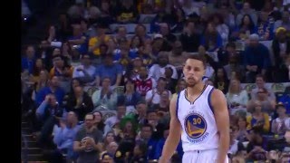 Stephen Curry Hits Andrew Bogut for the Alley-Oop Jam