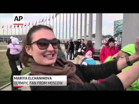 Olympics Flame in Sochi Now Selfie Hotspot News Video